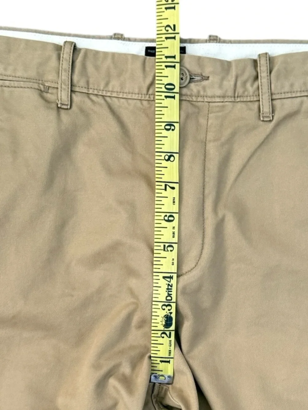 J. Crew 770 Straight Broken-In Chino Pants Khaki Tan 34x34 100% Cotton